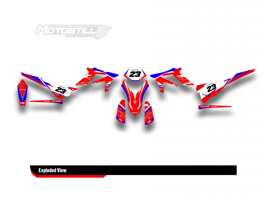 BETA XTRAINER GRAPHIC KIT BETA XTRAINER STICKER SET BETA XTRAINER